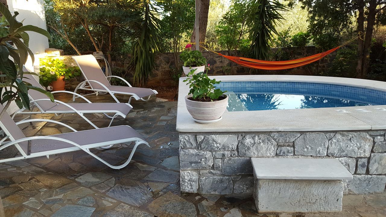 Villa Onar A Stone House With Amazing View Stoúpa エクステリア 写真